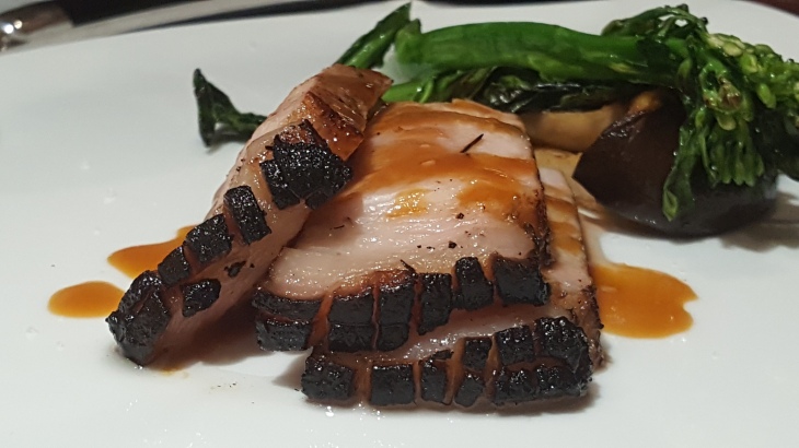 Grilled Free-Range Pork with Apricot Sauce